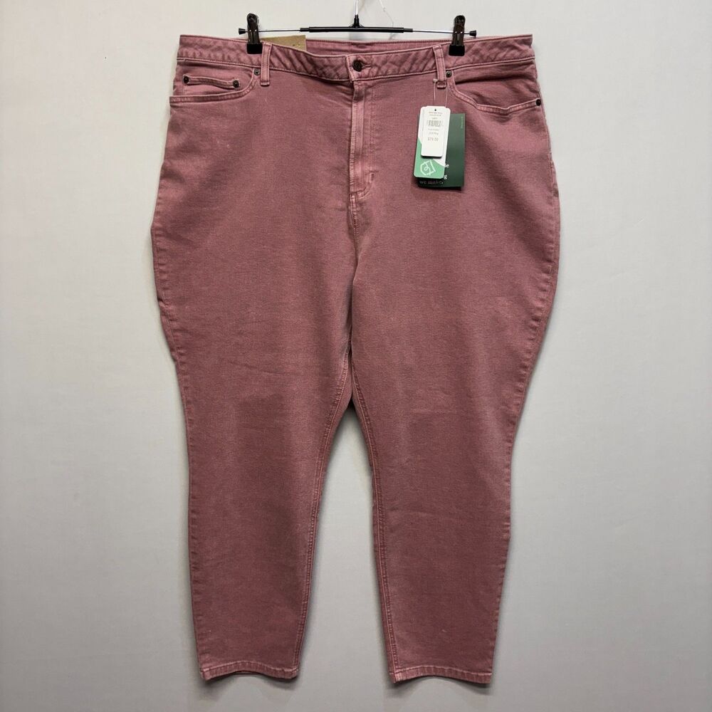 NWT LL Bean Women Size 22W Beanflex Slim Leg Ankle Classic Jeans Denim C107 -6